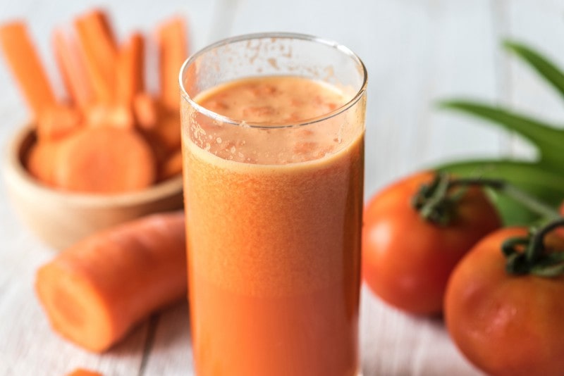 Carrot and tomato juice recipes for weight loss and well-being - Hello Juicing